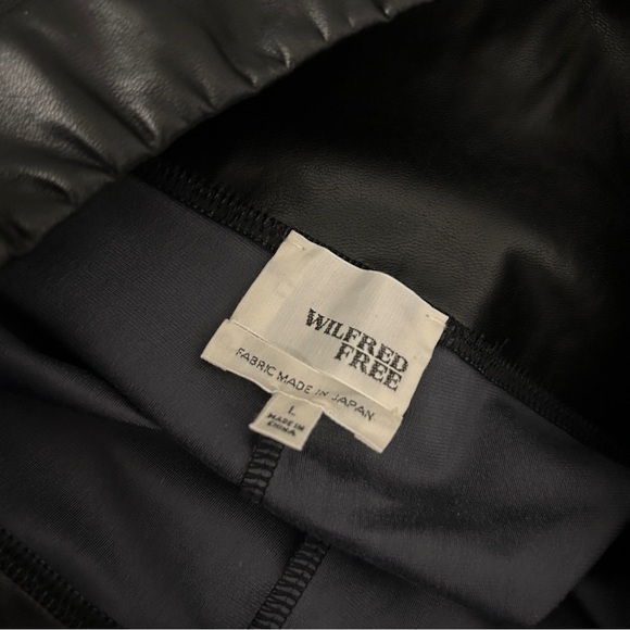 Wilfred Free Daria Pant Faux Leather Leggings L - Picture 6 of 11